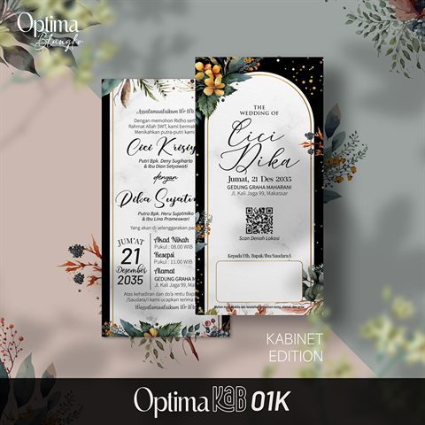 Undangan Cetak BW-001